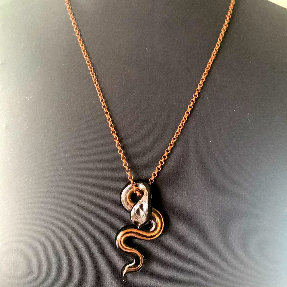 Necklace glass snake